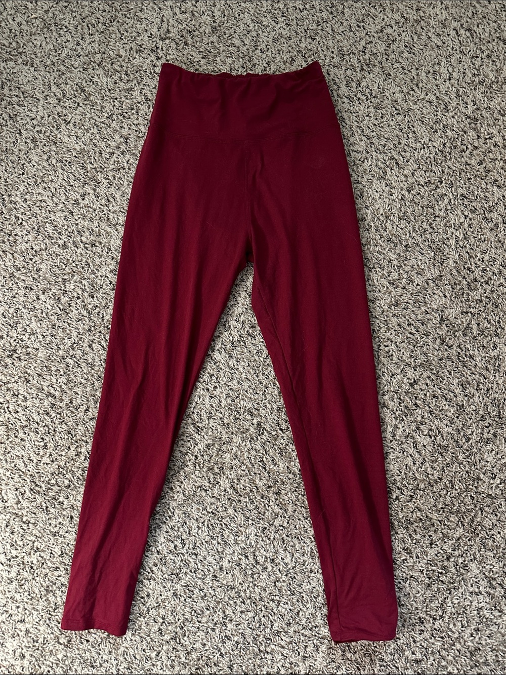Kids' Stretch Leggings - Burgundy (MRO)